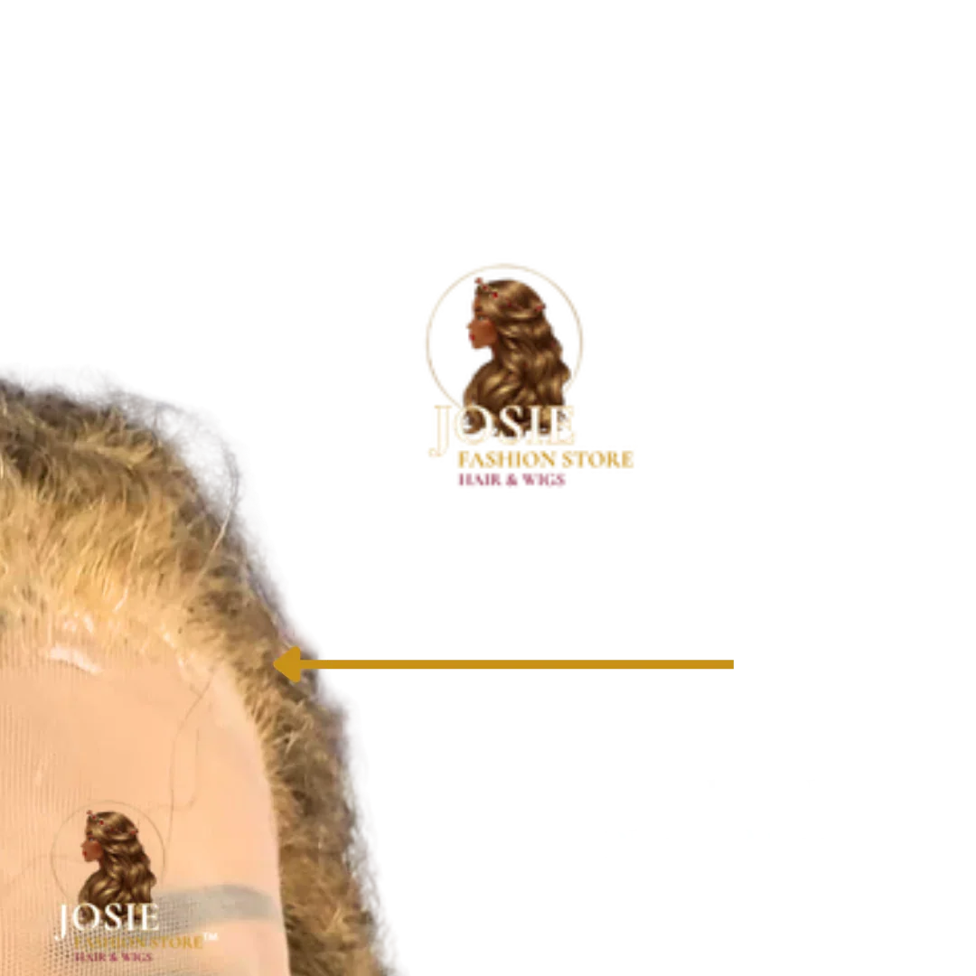 Jerry curly lace front wig 20 inch honey blonde 27 front view