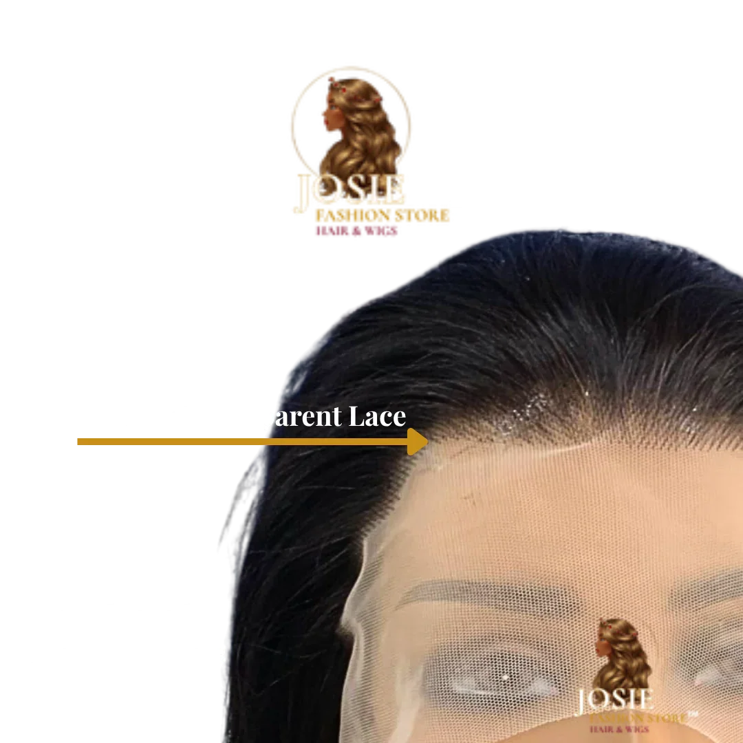 Fashion wave lace front wig 18 inch jet black 210% density front view