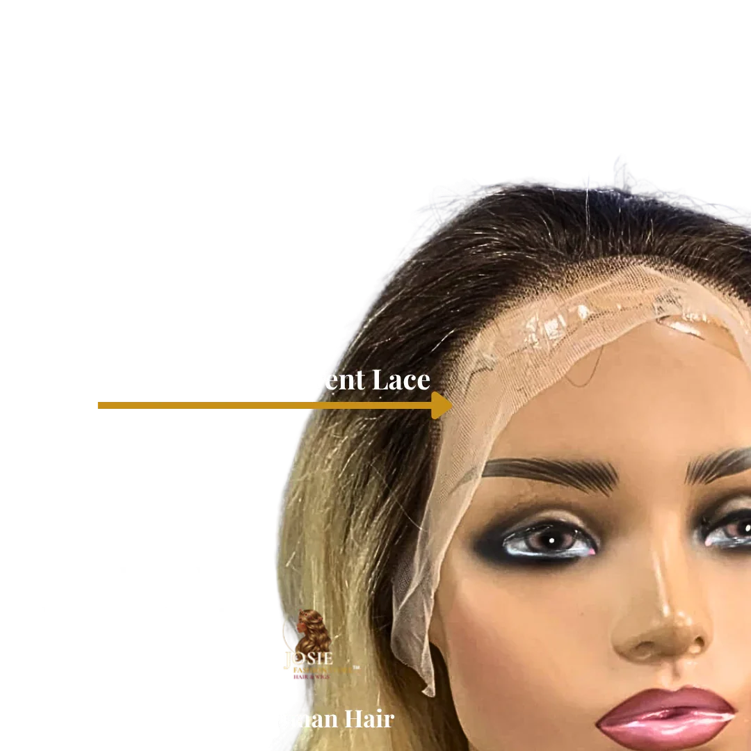 Body wave lace wig 26 inch P4/27 honey brown front view