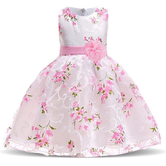 Baby Girls Wedding Dress 3-4 Year Old Baptism Lace Dresses for Party